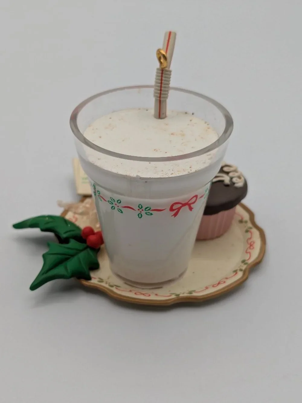 Enesco Treasury of Christmas "Santa's Midnight Snack" 1992 Vintage Ornament - Picture 7 of 11